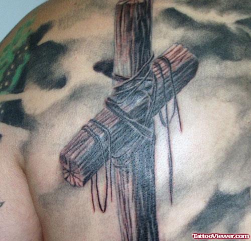 500x480 old wooden cross tattoo tattoo - Wooden Cross Drawing