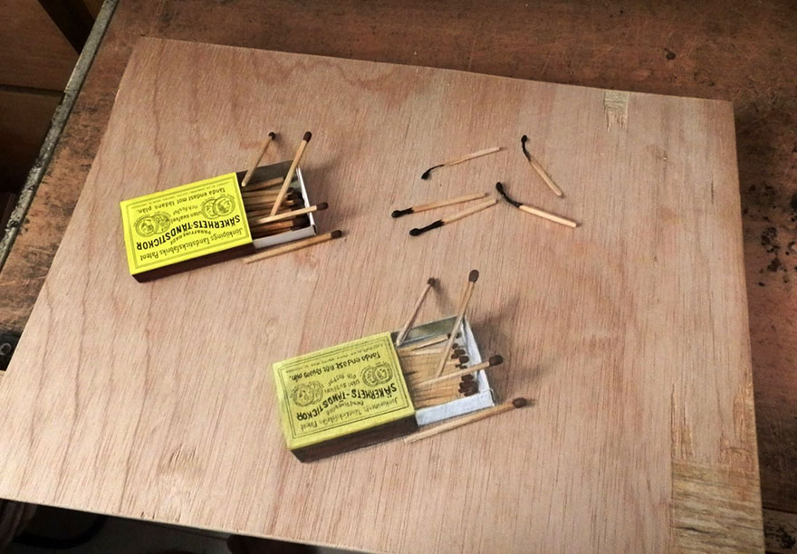 880x612 I Just Love Watching This Amazing Artist Create These Hyper - Wooden Drawings