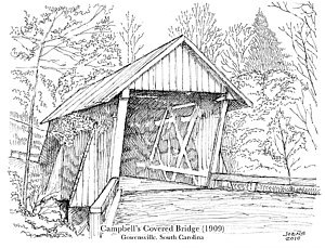 300x229 wooden bridge drawings fine art america - Wooden Drawings