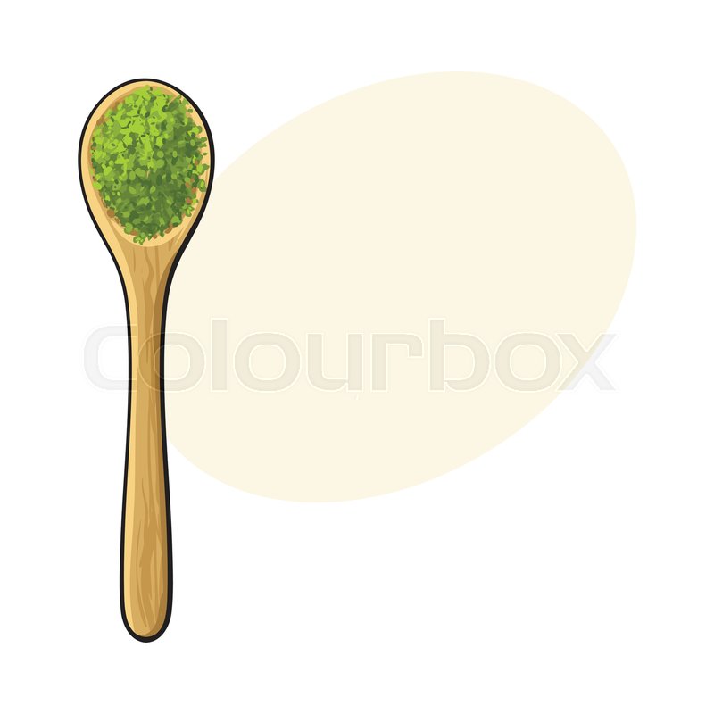 800x800 top view drawing of bamboo, wooden stock vector colourbox - Wooden Spoon Drawing