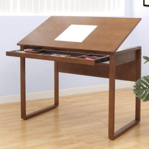 500x500 Drawing Study Table Idea Bedroom And Home Studio Drawing - Wooden Table Drawing