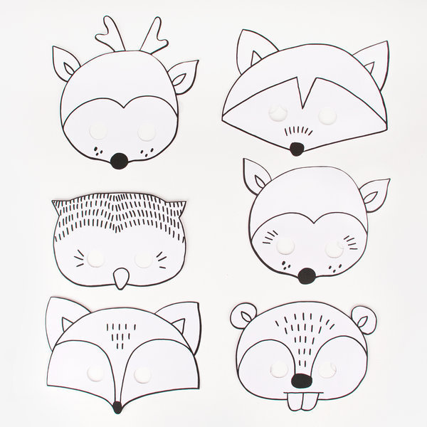 600x600 dress up - Woodland Animal Drawings