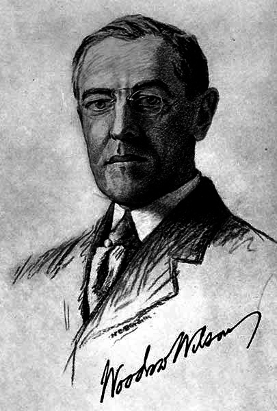 405x600 woodrow wilson's war the westphalian post - Woodrow Wilson Drawing