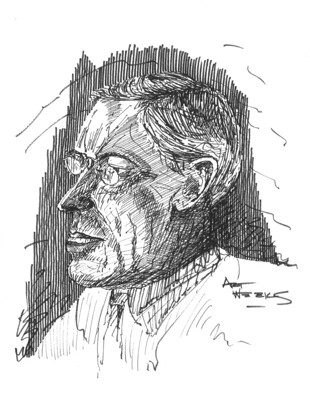 618x800 woodrow wilson sketch, book cover - Woodrow Wilson Drawing
