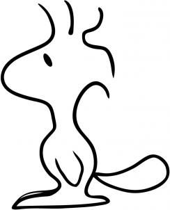 244x302 How To Draw Woodstock Drawing For Dummies Drawings, Drawing - Woodstock Drawing