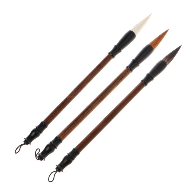 640x640 large chinese calligraphy brush wool wolf bear hair flexible - Wool Drawing