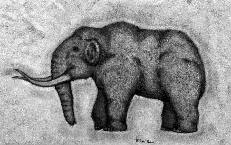 900x565 woolly mammoth drawing - Woolly Mammoth Drawing