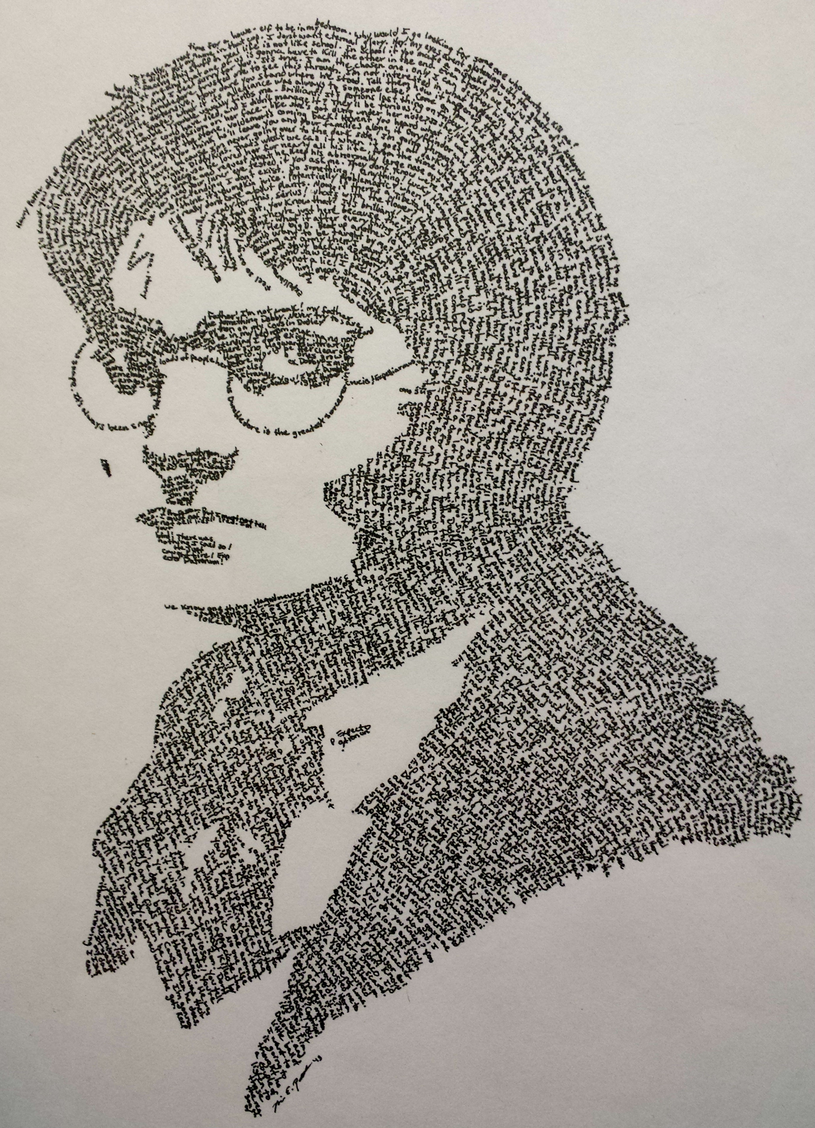 2775x3838 sometimes, i make word art it's hand cramping fun! - Word Art Drawing