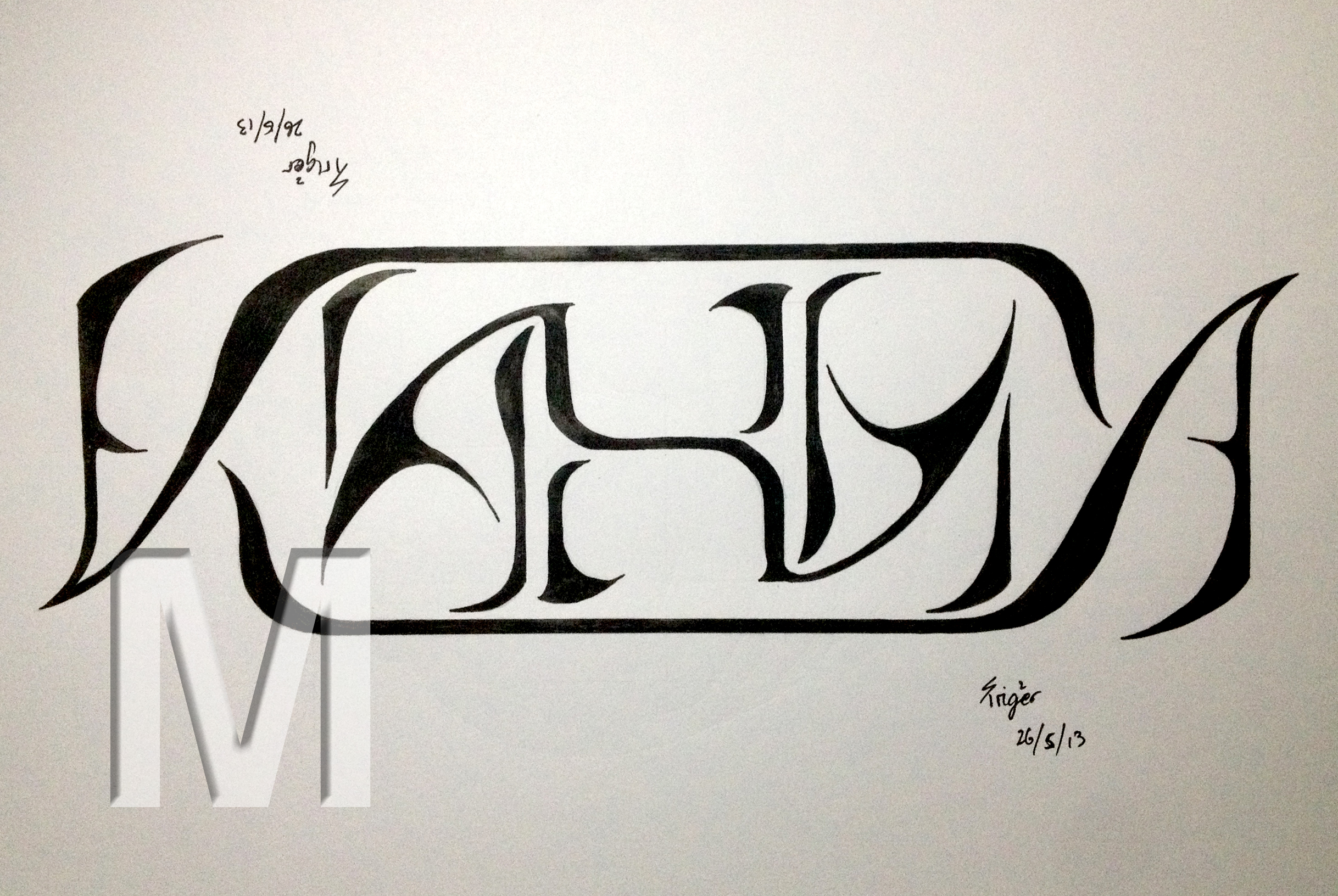 2436x1632 words of maverick blabbering of a fool - Word Art Drawing