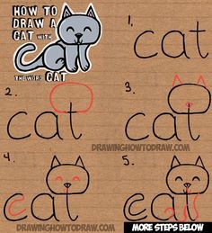 236x259 best word drawings images in learn to draw, easy - Word Drawings