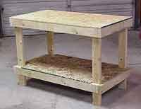 200x154 Over Free Workbench Woodcraft Plans - Workbench Drawings