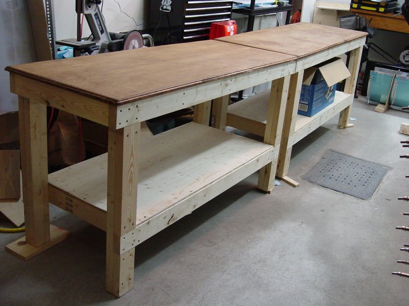 800x600 Workbench Plans - Workbench Drawings