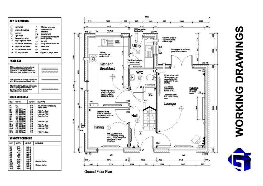 848x600 the diffrence between arch and landscape working drawings - Working Drawing