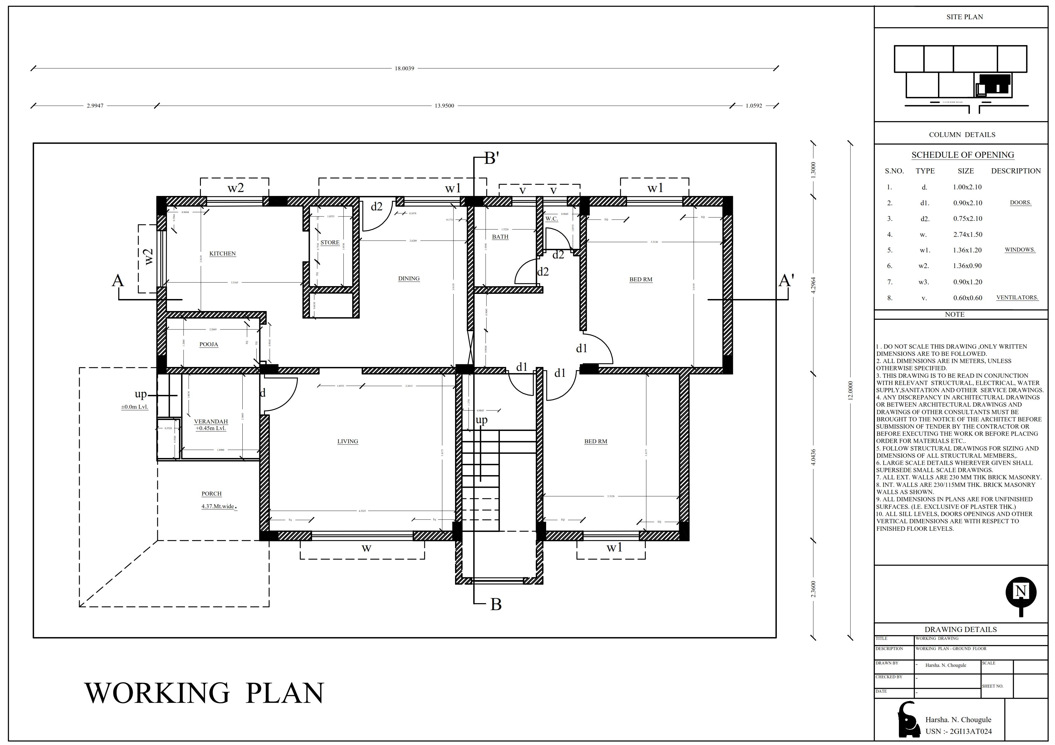 3508x2479 working drawing harsha chougule archinect - Working Drawing