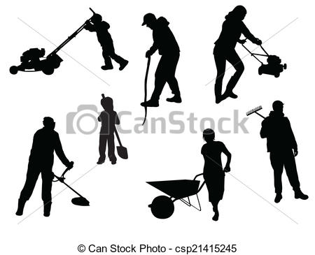 450x365 working people - Working People Drawing