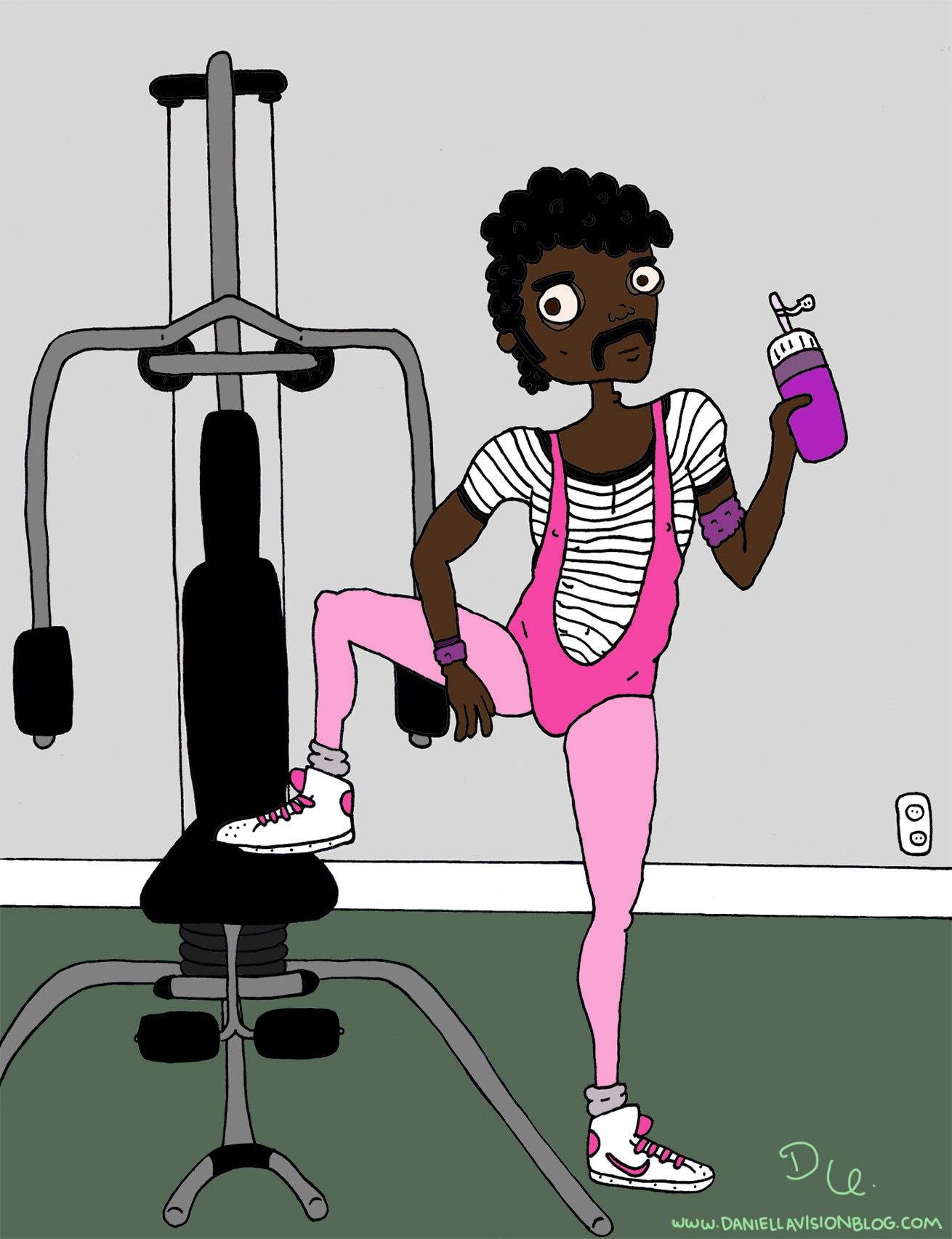 1310x1704 morning workout drawings and candy - Workout Drawings