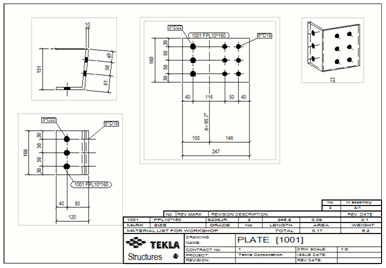 386x268 Folded Part Drawings Tekla User Assistance - Workshop Drawings