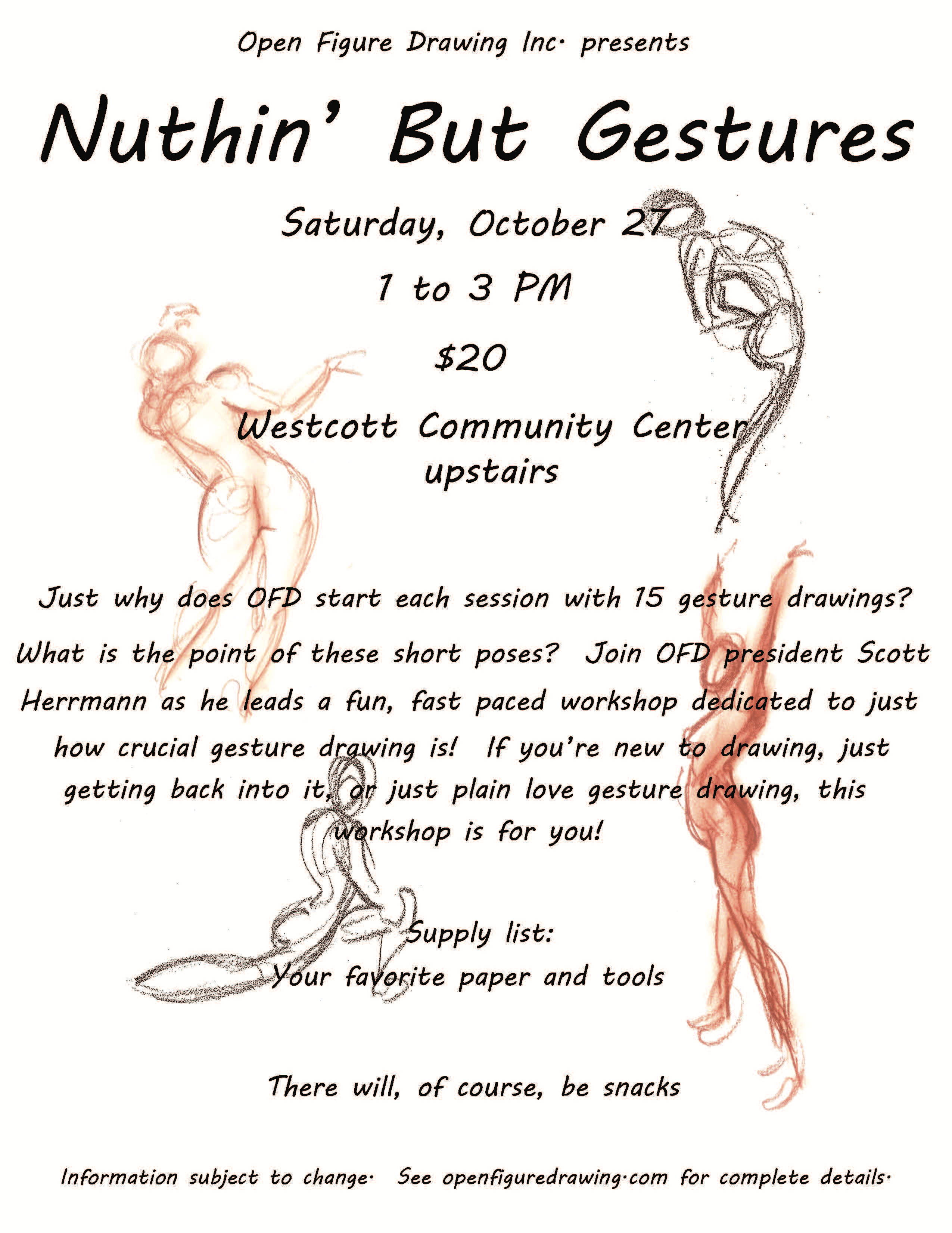 2550x3300 open figure drawing workshop - Workshop Drawings