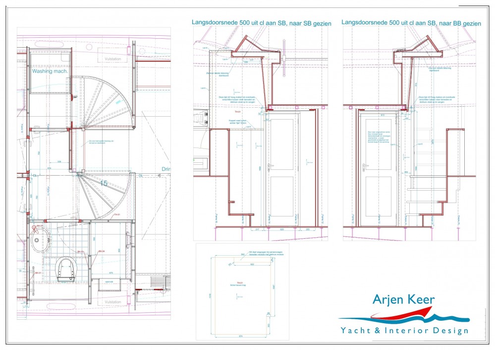 999x705 workshop drawings interior arjen keer yachtdesign - Workshop Drawings
