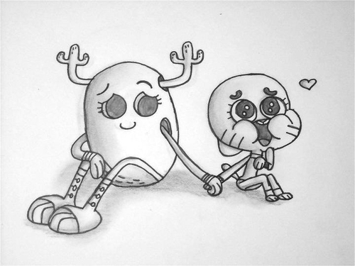 500x375 The Amazing World Of Gumball Tumblr On We Heart It - World Drawing Tumblr