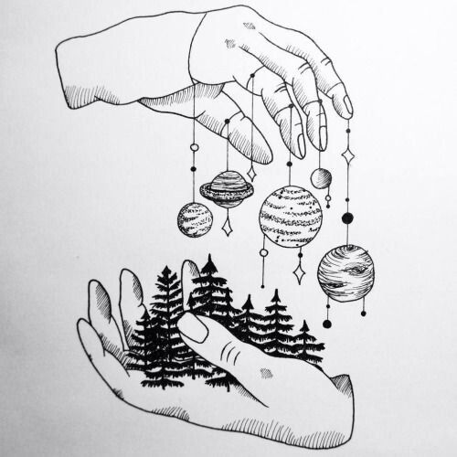 500x500 He's Got The Whole World In His Hands Art Art, Drawings - World Drawing Tumblr