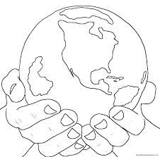 226x223 He's Got The Whole World In His Hands Okul - World In Hands Drawing