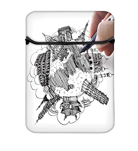 466x510 Snoogg Hand Drawing The Dream Travel Around The World Inch - World In Hands Drawing