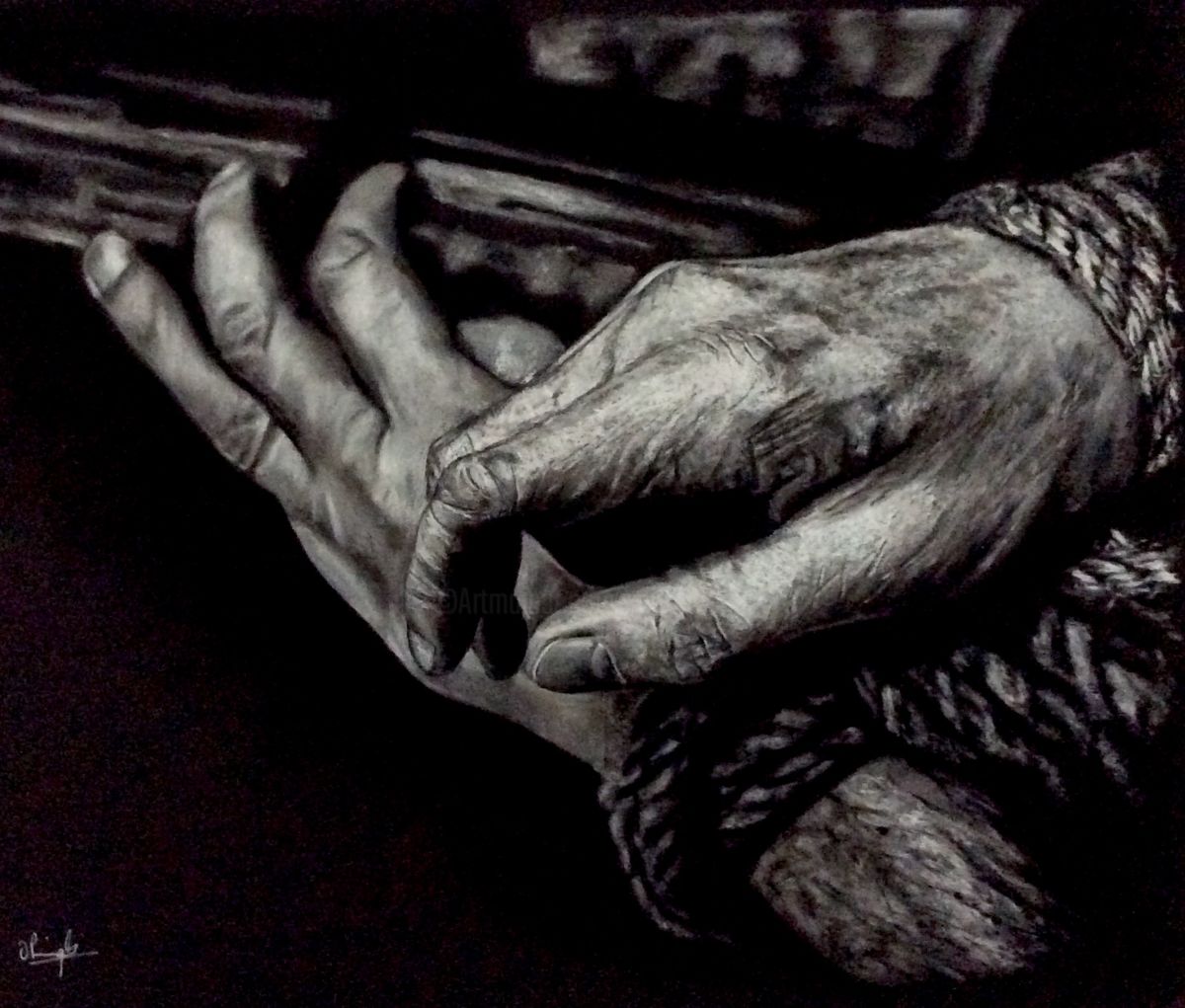 1200x1021 World Freedom Project - World In Hands Drawing