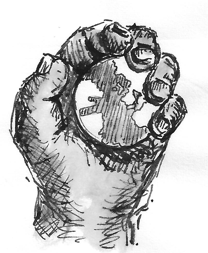 858x1044 World Be In Your Hand Fun Pics Images - World In Hands Drawing