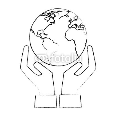 400x400 world planet earth with hands protection buy photos ap images - World In Hands Drawing