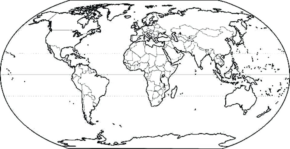 960x494 world map drawing for kids at free for personal world map coloring - World Map Drawing