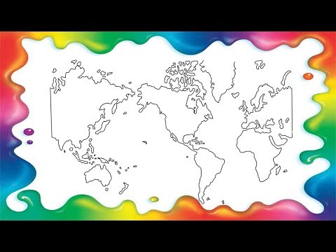 World Map Drawing For Kids At Paintingvalley Explore Collection ...