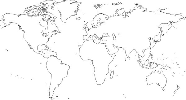 600x323 World Map Drawing New Bet You Couldn T Draw A The Pletely - World Map For Drawing