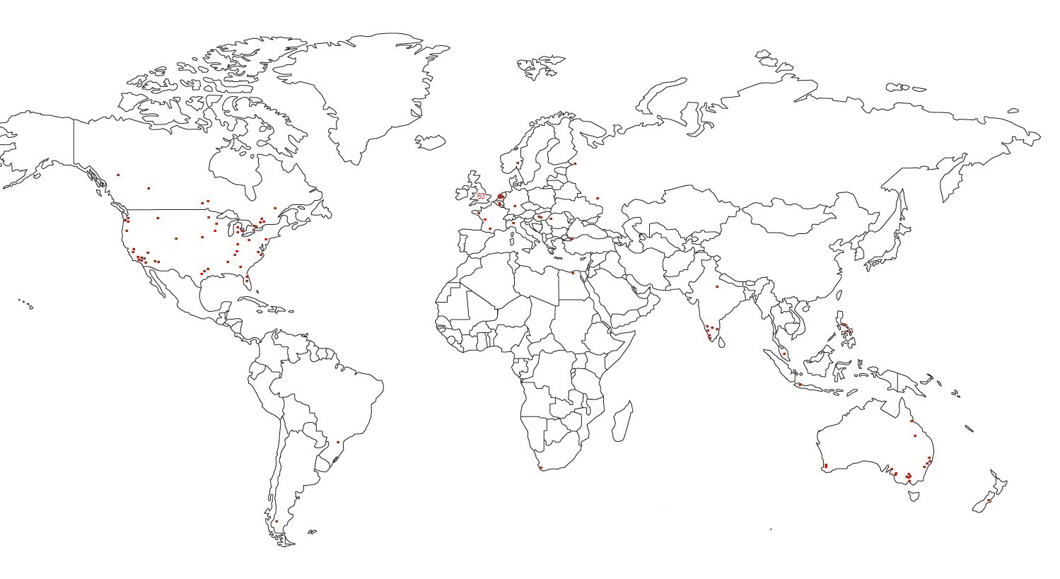 World Map Drawing With Country