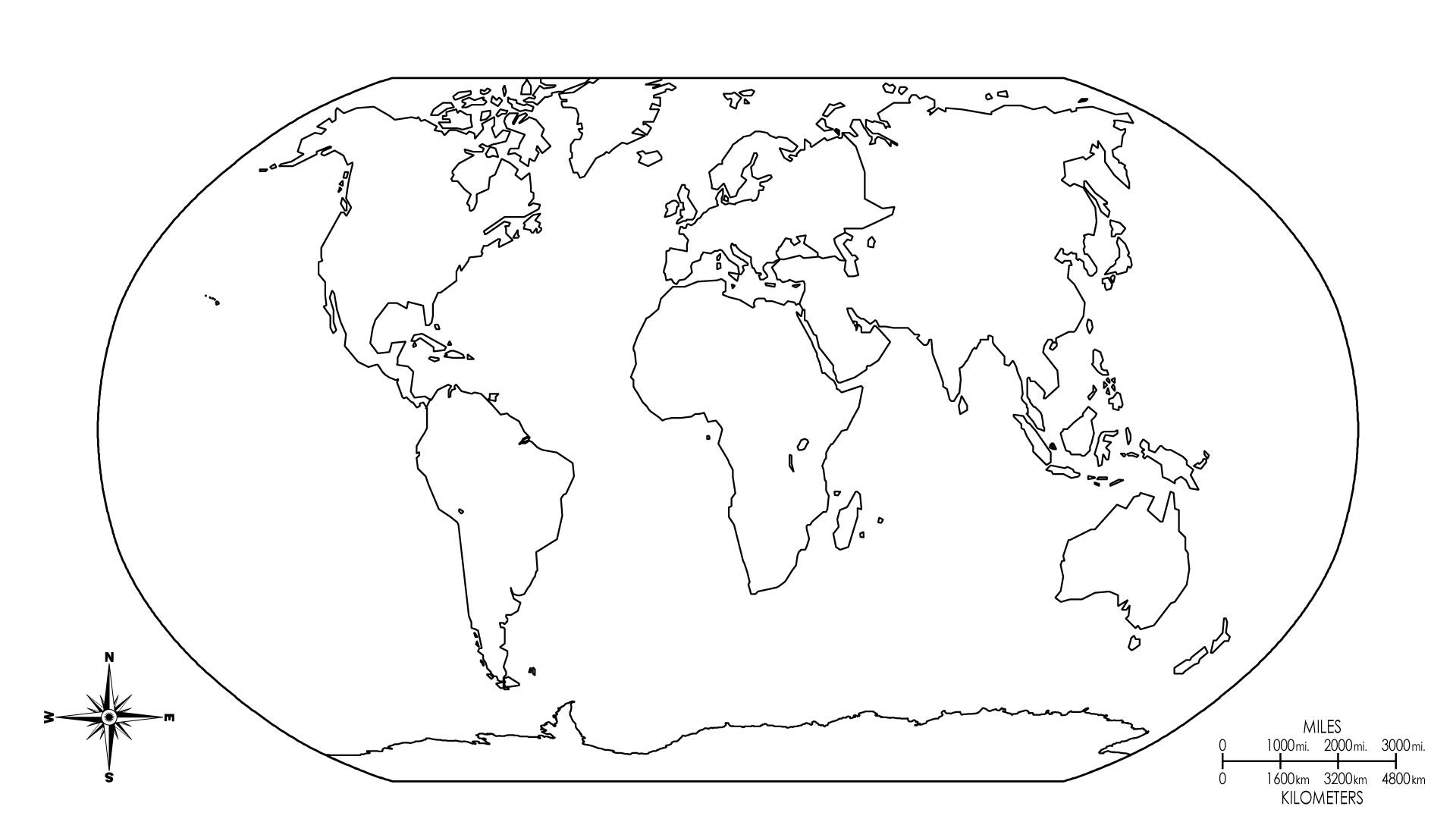 World Map Line Drawing at PaintingValley.com | Explore collection of ...