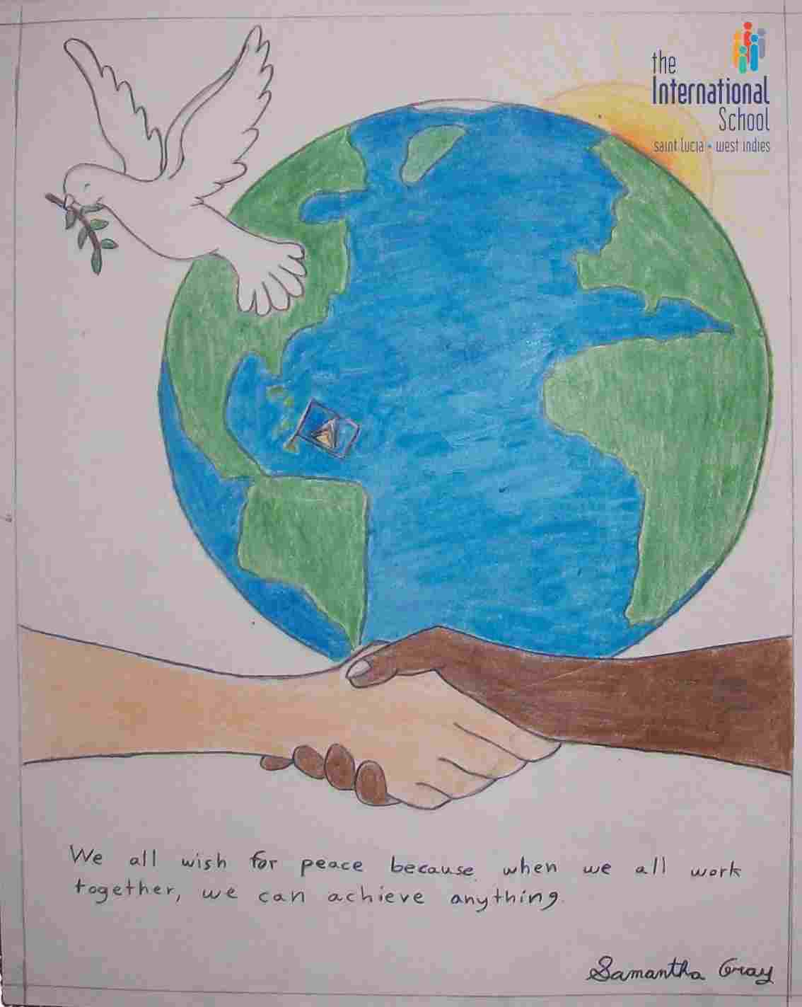 World Peace Drawing at PaintingValley.com | Explore collection of World