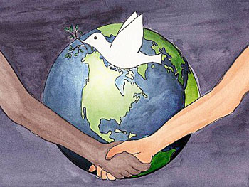 350x263 Insights Peace A Need For All The New Times Rwanda - World Peace Drawing