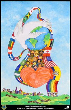 236x368 best peace poster contest images peace poster, banners - World Peace Drawing