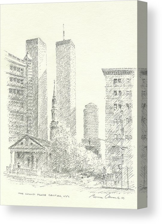 541x750 world trade center canvas print canvas art - World Trade Center Drawing