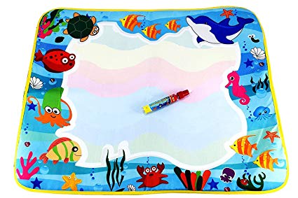 425x283 The Undersea World Magic Multicolor Water Drawing Mat - World Under Sea Drawing
