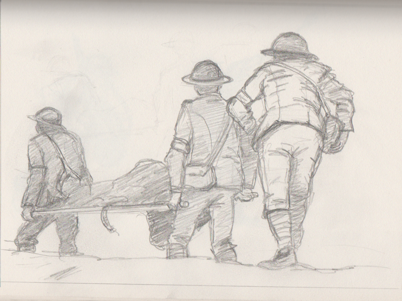 800x600 World War Scenes Tim - World War 1 Drawings