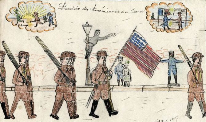 670x398 World War I Through Children's Eyes France - World War 1 Drawings