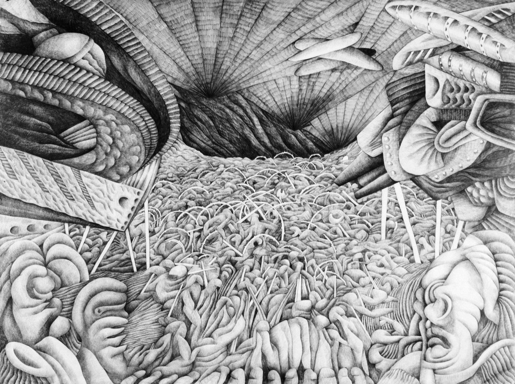 1024x764 Branko Gulin - World War 1 Drawings