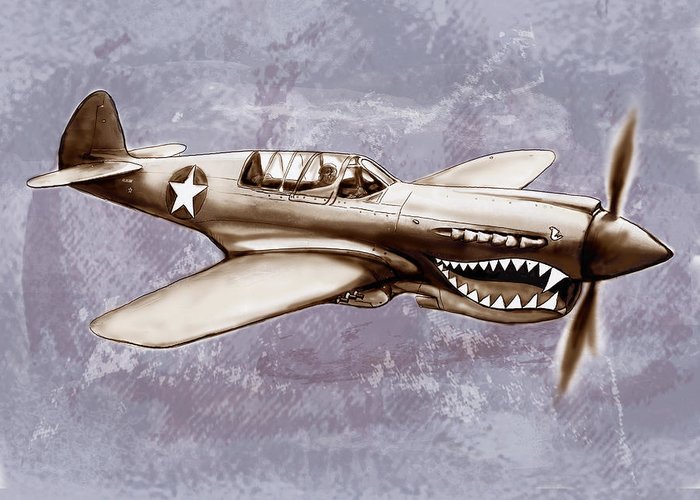 700x500 P N Warhawk Airplane In World War - World War 2 Drawings