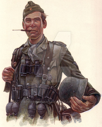 World War 2 Soldier Drawing at PaintingValley.com | Explore collection ...