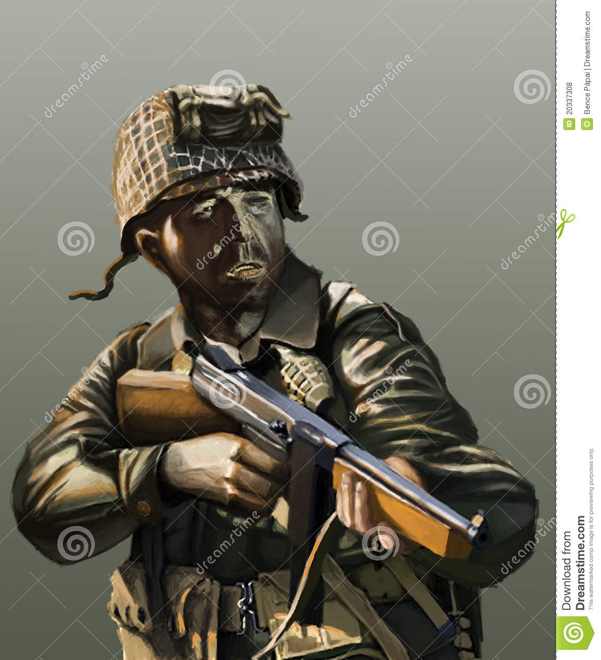 World War 2 Soldier Drawing at Explore collection