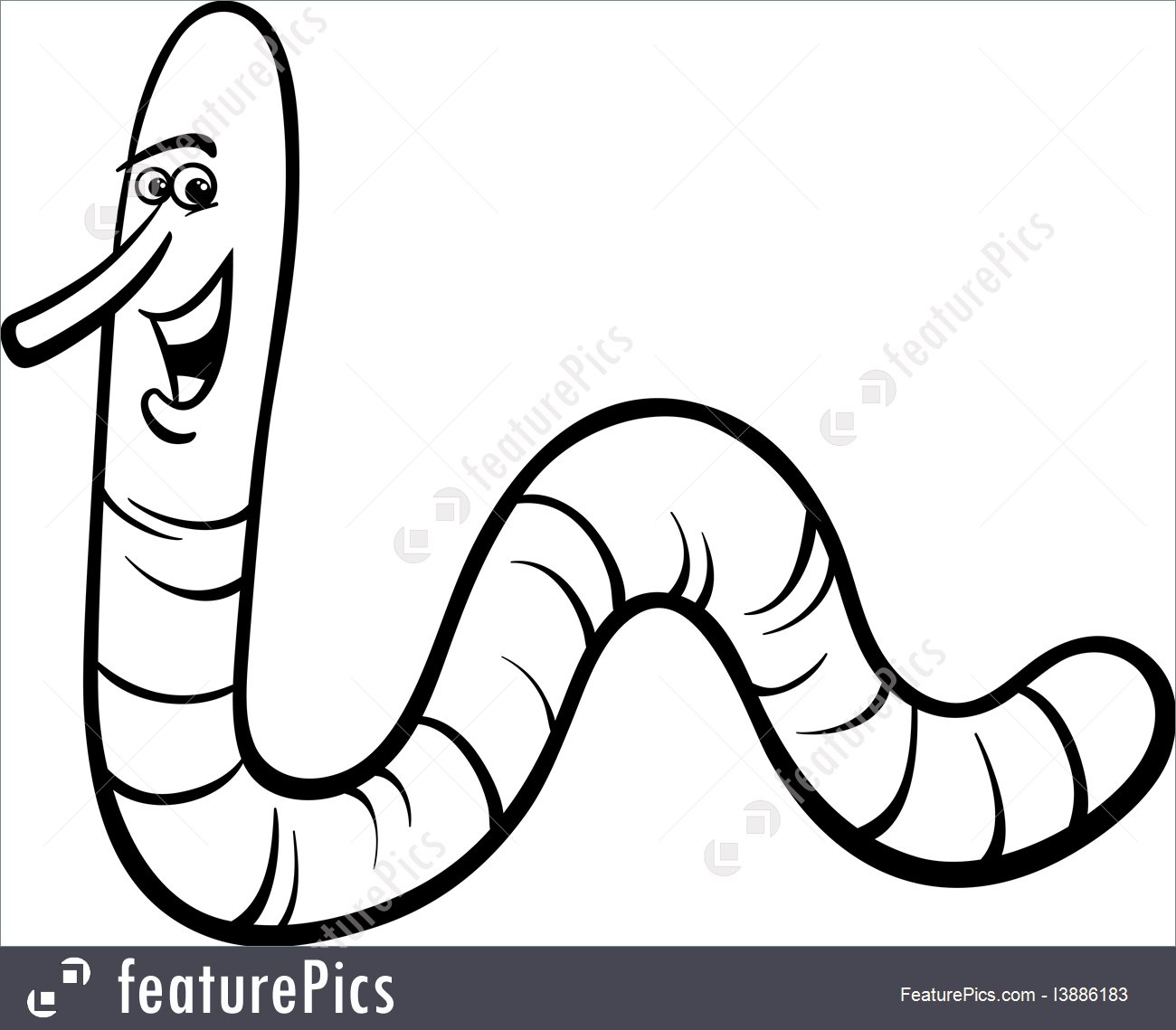 Worm Cartoon Drawing at PaintingValley.com | Explore collection of Worm