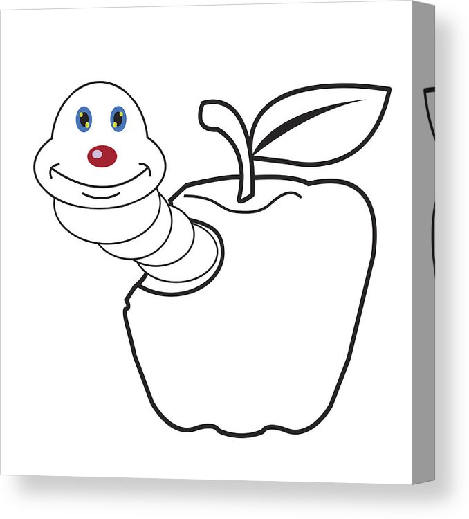 678x750 larva worm cartoon a bug's life coloring - Worm Cartoon Drawing