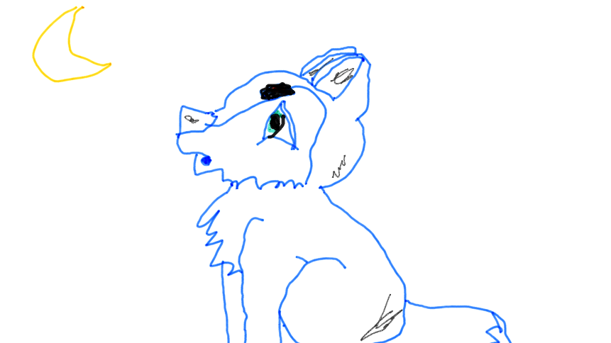 861x484 The Worst Drawing Of A Wolf Ever - Worst Drawing Ever