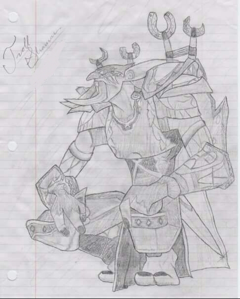 486x604 since we are posting old wow drawings a drawing i made of my - Wow Drawings